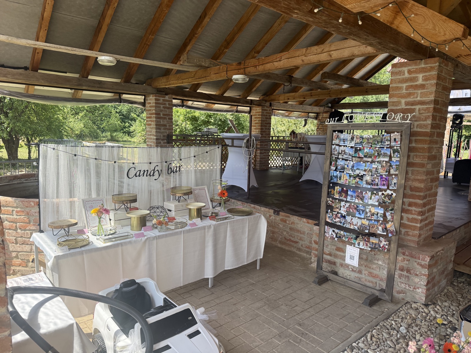 Candy bar na terase